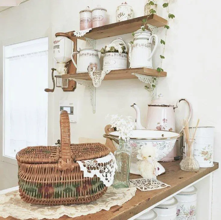 ブロカント マガジンラック プロヴァンス フレンチ 花柄 カントリー